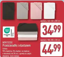 ALDI NOVITESSE Prześcieradło z elastanem oferta