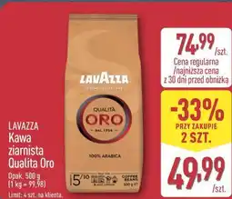 ALDI LAVAZZA Kawa ziarnista Qualita Oro oferta