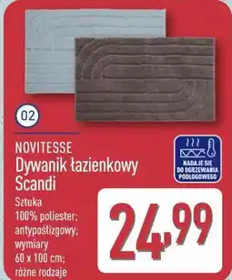 ALDI Dywanik łazienkowy Scandi NOVITESSE oferta