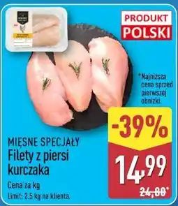 ALDI Filety z piersi kurczaka oferta