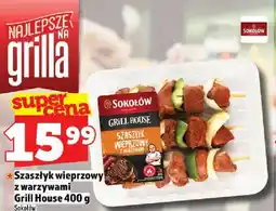 Topaz Szaszłyk wieprzowy z warzywami Grill House Sokołów oferta