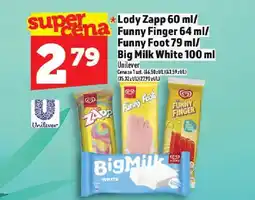 Topaz Lody Big Milk White Unilever oferta
