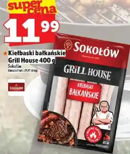 Topaz Kiełbaski bałkańskie Grill House Sokołów oferta