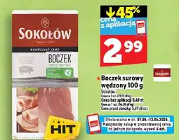 Topaz Boczek surowy wędzony Sokołów Excellent Line oferta
