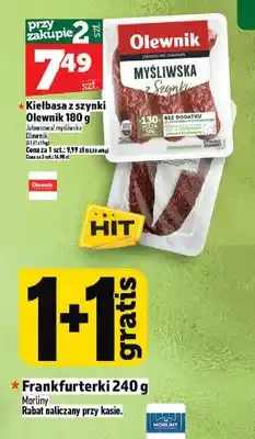 Topaz Kiełbasa z szynki jałowcowa myśliwska Olewnik oferta