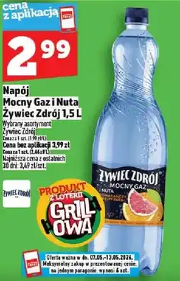 Topaz Napój Mocny Gaz i Nuta Żywiec Zdrój oferta
