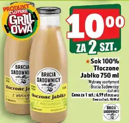 Topaz Sok 100% tłoczony jabłko Bracia Sadownicy oferta