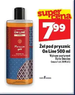 Topaz Żel pod prysznic On Line Senses Maroccan Gold oferta