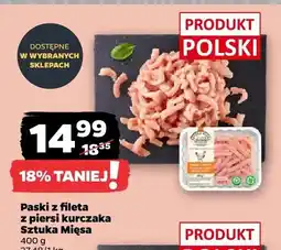 Netto Paski z fileta z piersi kurczaka Sztuka Mięsa polskie oferta