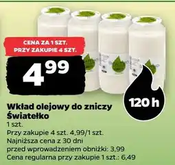 Netto Wkład olejowy do zniczy Światełko 120h oferta