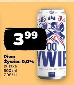 Netto Piwo Żywiec 0,0% puszka oferta