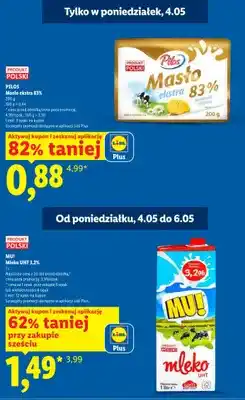 Lidl Mleko UHT 3,2% MU! oferta
