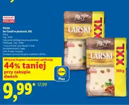 Lidl Ser Carski w plastrach XXL Pilos oferta
