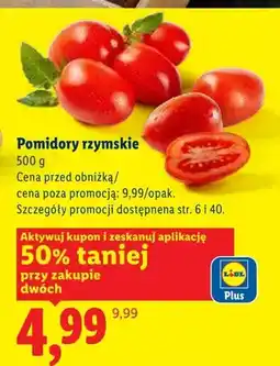 Lidl Pomidory rzymskie oferta
