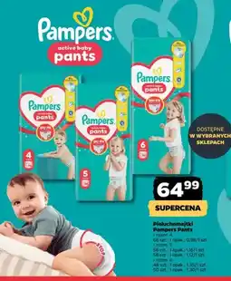 Netto Pieluchomajtki Pampers Pants rozmiar 6 oferta
