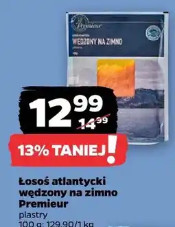 Netto Łosoś atlantycki wędzony na zimno w plastrach Premieur oferta