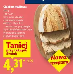 Lidl Chleb na maślance oferta