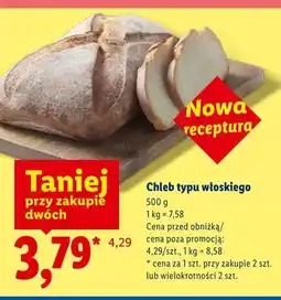 Lidl Chleb typu włoskiego oferta