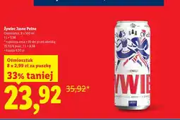 Lidl Piwo Żywiec Jasne Pełne ośmiosztuk oferta