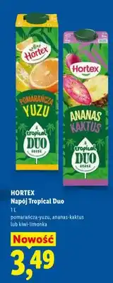 Lidl Napój Tropical Duo Hortex kiwi-limonka oferta