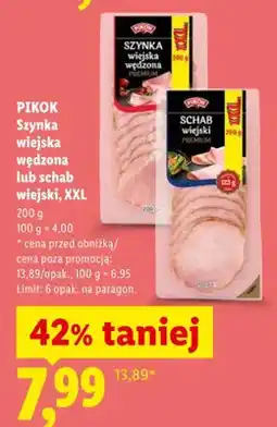 Lidl Schab wiejski XXL Pikok oferta