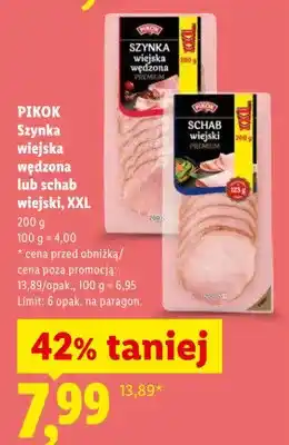 Lidl Schab wiejski XXL Pikok oferta