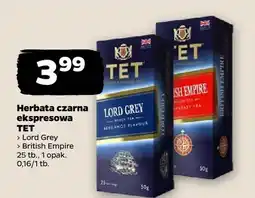Netto Herbata czarna ekspresowa TET Lord Grey oferta