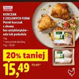 Lidl Podudzia kurczaka Kurczak z Zielonych Ferm polski kurczak z chowu bez antybiotyków oferta