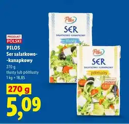 Lidl Ser sałatkowo-kanapkowy Pilos półtłusty oferta