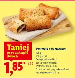 Lidl Pasztecik z pieczarkami oferta
