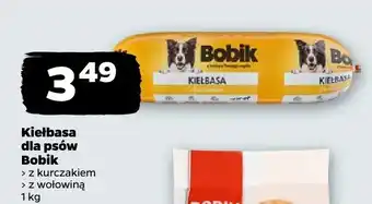 Netto Kiełbasa dla psów Bobik z kurczakiem oferta