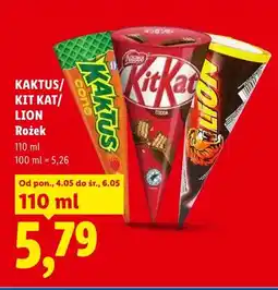 Lidl Rożek Kaktus Kit Kat Lion oferta