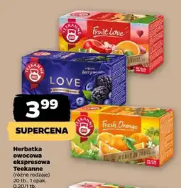 Netto Herbatka owocowa ekspresowa Teekanne Fruit Love oferta