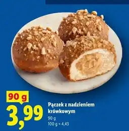 Lidl Pączek z nadzieniem krówkowym oferta