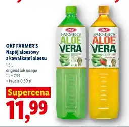 Lidl Napój aloesowy z kawałkami aloesu mango OKF Farmer's oferta