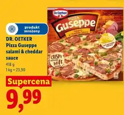 Lidl Pizza Guseppe salami & cheddar sauce Dr.Oetker oferta