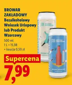 Lidl Piwo bezalkoholowe Zakładowy Produkt Wzorcowy oferta