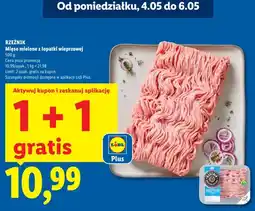 Lidl Mięso mielone z łopatki wieprzowej Rzeźnik oferta