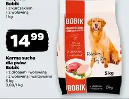 Netto Karma sucha dla psów Bobik z wołowiną i warzywami oferta