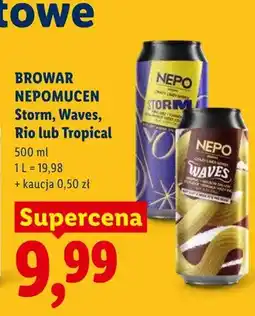 Lidl Piwo Nepomucen Tropical oferta