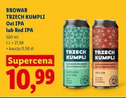 Lidl Piwo Trzech Kumpli Red IPA oferta