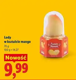 Lidl Lody w kształcie mango Frozen Heaven oferta