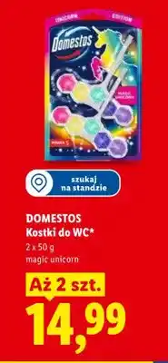 Lidl Kostki do WC Domestos Magic Unicorn oferta