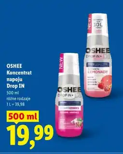 Lidl Koncentrat napoju Drop IN Oshee oferta