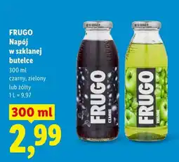 Lidl Napój w szklanej butelce Frugo zielony oferta