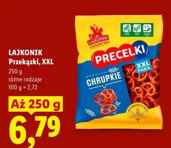 Lidl Przekąski XXL Lajkonik oferta