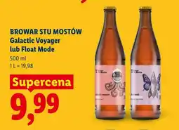 Lidl Piwo Stu Mostów Float Mode oferta