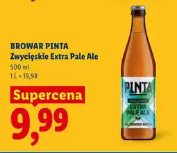 Lidl Piwo Pinta Zwycięskie Extra Pale Ale oferta