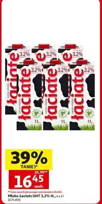 Auchan Mleko UHT Łaciate 3,2% tł oferta
