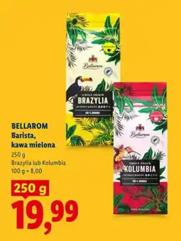 Lidl Kawa mielona Barista Kolumbia Bellarom oferta